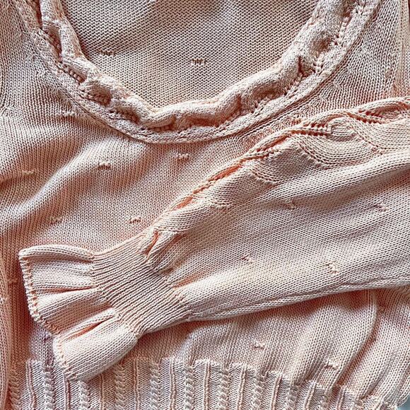 Rouje lila sweater in peach small - Picture 7 of 9